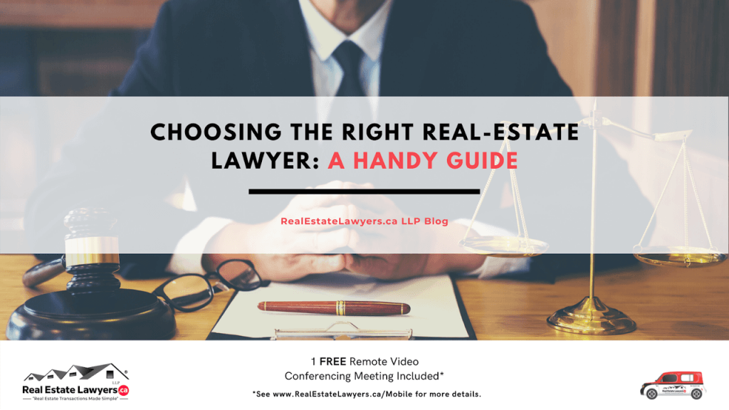Choosing the right Real-Estate Lawyer A Handy Guide